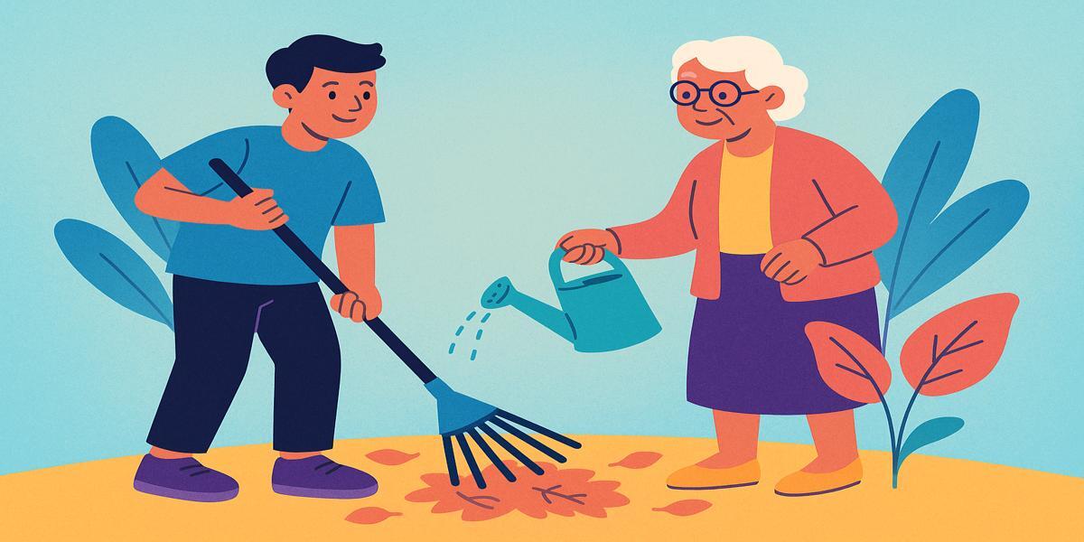 When Teens Rake Leaves and Reap Wisdom: Chores with a Paycheck